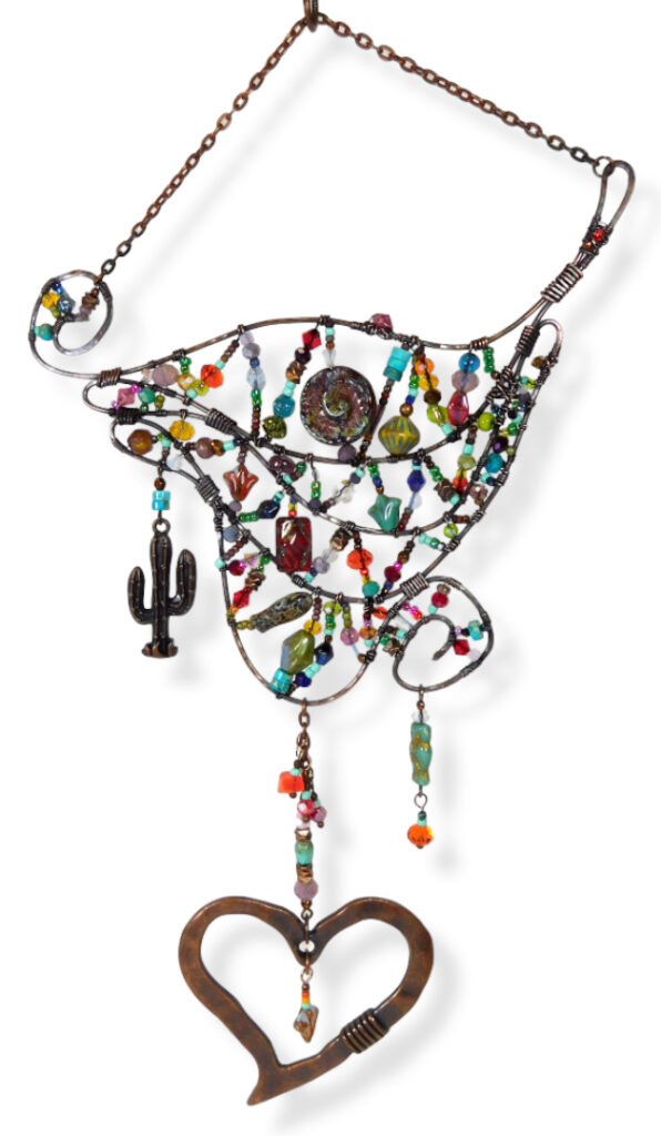 desert spirit copper wall hanging